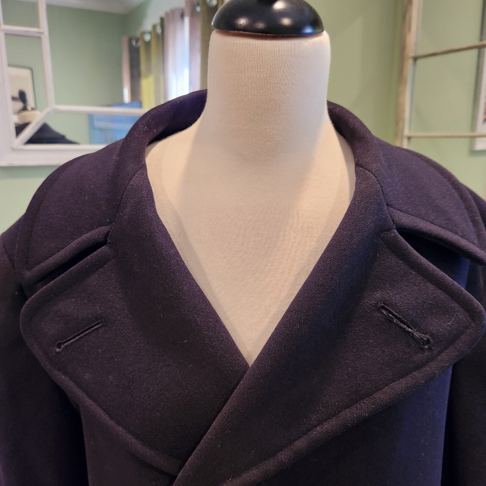 Men's Vintage 1960's US Navy Pea Coat Large